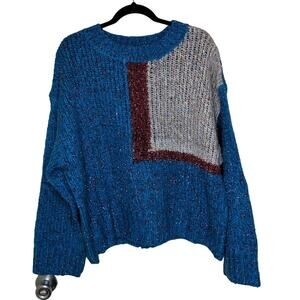 Prima Geometric Sparkle Sweater - Size XL - NWT